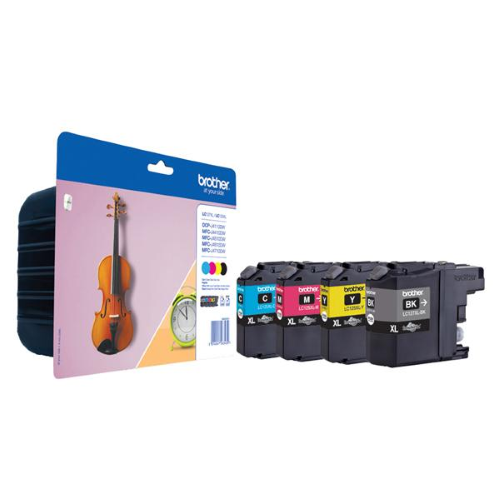 BROTHER MULTIPACK LC-127XLVALBP - CARTUCCIA INK NERO + GIALLO + MAGENTA + CIANO